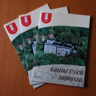Wydanie folderu „Gmina Osiek zaprasza”