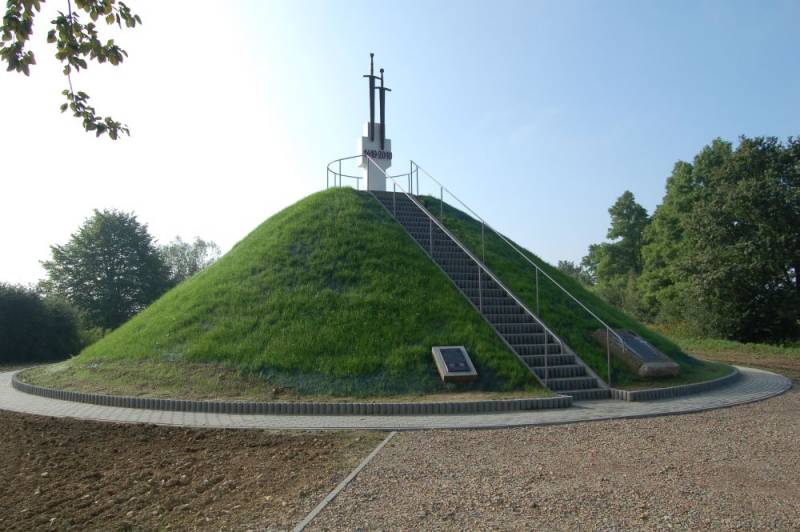 Remont Kopca Grunwald polegający na odnowie pomnika wraz z remontem i utwardzeniem terenu wokół kopca w Palczowicach
