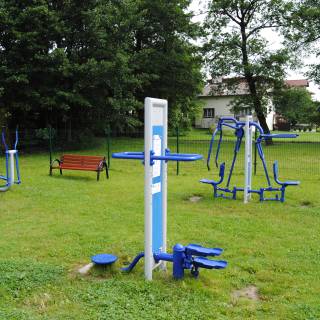 ,,Budowa siłowni zewnętrznej wraz z grą dydaktyczno- terenową na terenie Gminy Polanka Wielka 