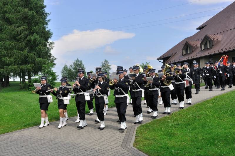 „Doposażenie członków OSP w Polance Wielkiej oraz Orkiestry Dętej działającej przy OSP poprzez zakup umundurowania galowego”